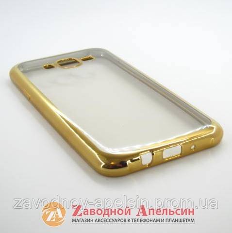 Samsung J7 J700 J701 чехол Electroplating gold - фото фото фото 1