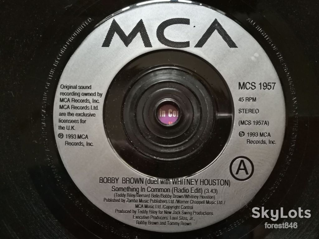 Bobby Brown  (duet with Whitney Houston)-Something in common-Ex.+, 7"-Англія - фото фото фото 2