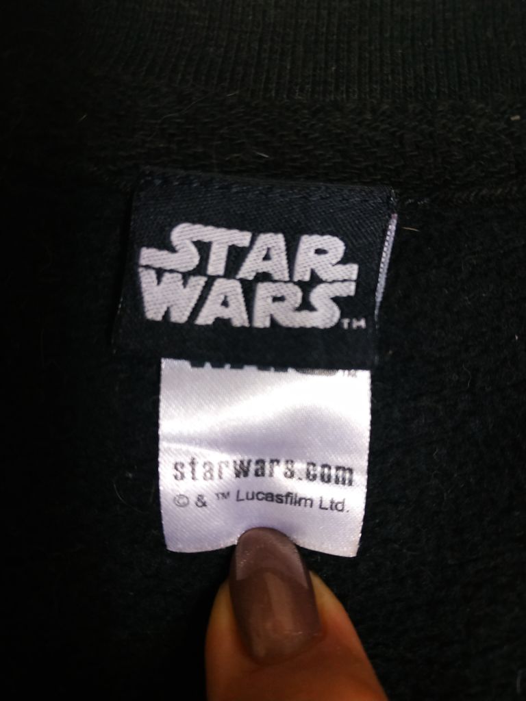 Капюшонка. Пайта чорна. Худі стрейчева STAR WARS p-p L - фото фото фото 5