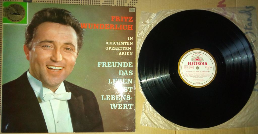 Fritz Wunderlich - Freunde, Das Leben Ist Lebenswert 1979  (Germany)  (NM/NM) - фото фото фото 0