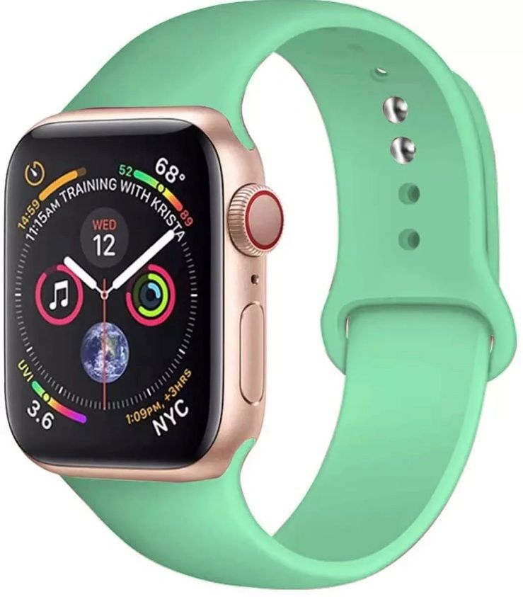 Силиконовый браслет для Apple Watch 38mm / 40mm #50 - фото фото фото 0