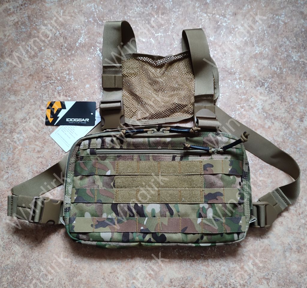 Сумка нагрудная тактическая Idogear  (Multicamo) 31,5 x 20 x 4,5 см - фото фото фото 0