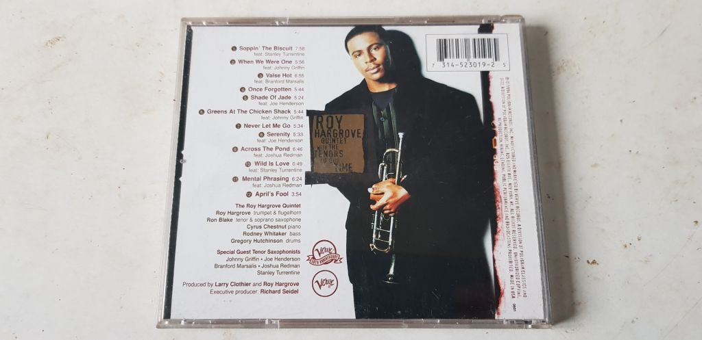 Roy Hargrove Quintet With The Tenors Of Our Time CD фірмовий - фото фото фото 1