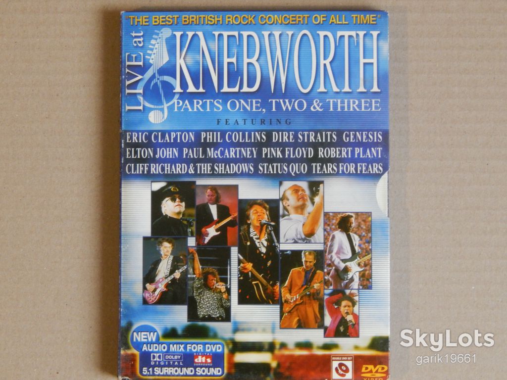 Various ‎– Live At Knebworth (2 × DVD, Unofficial Release, Digipak) - фото фото фото 0