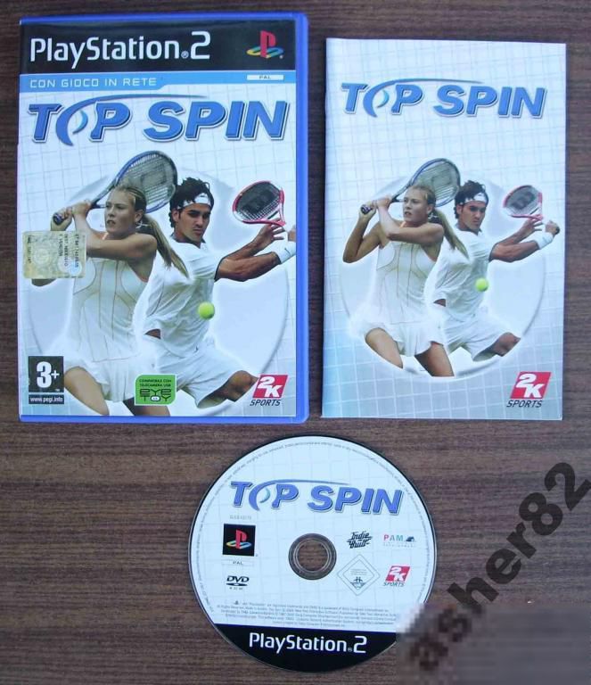 Игра на PS2 "Top Spin"       (PAL) - фото фото фото 0