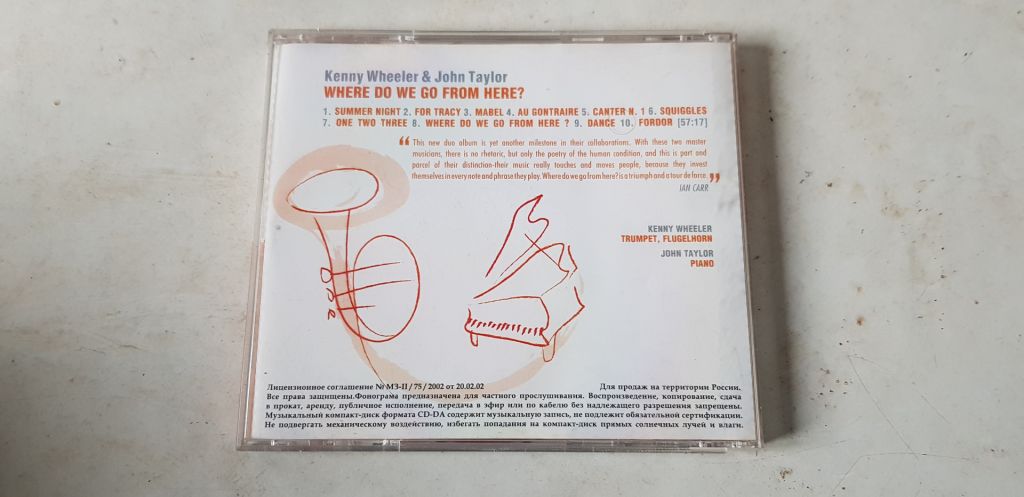 Kenny Wheeler &amp; John Taylor Where Do We Go From Here? - фото фото фото 1