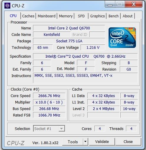 Четырехядерный Intel Core 2 Quad Q6700 2.66 GHz, s775 - фото фото фото 1