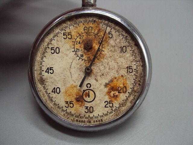 Секундомер карманные часы ссср механизм 4282 не на ходу высота 5,8 см №15869 - фото фото фото 2