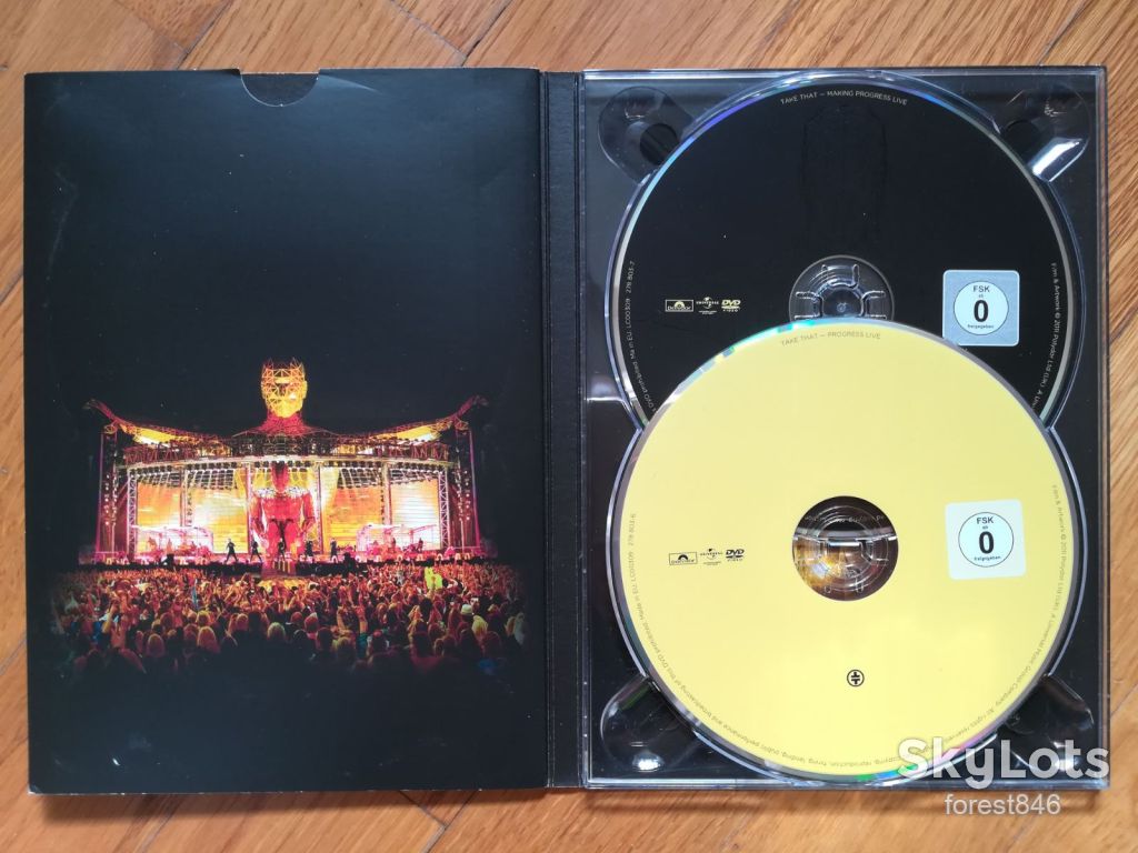 Take that-Progress Live-UK-2 DVD-стан: 5 - фото фото фото 3