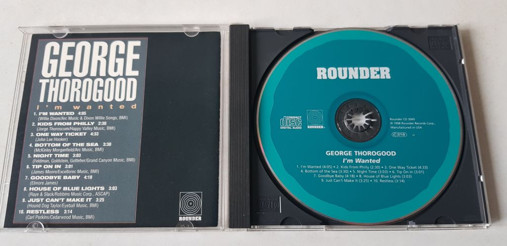 George Thorogood I'm Wanted CD фірмовий - фото фото фото 2