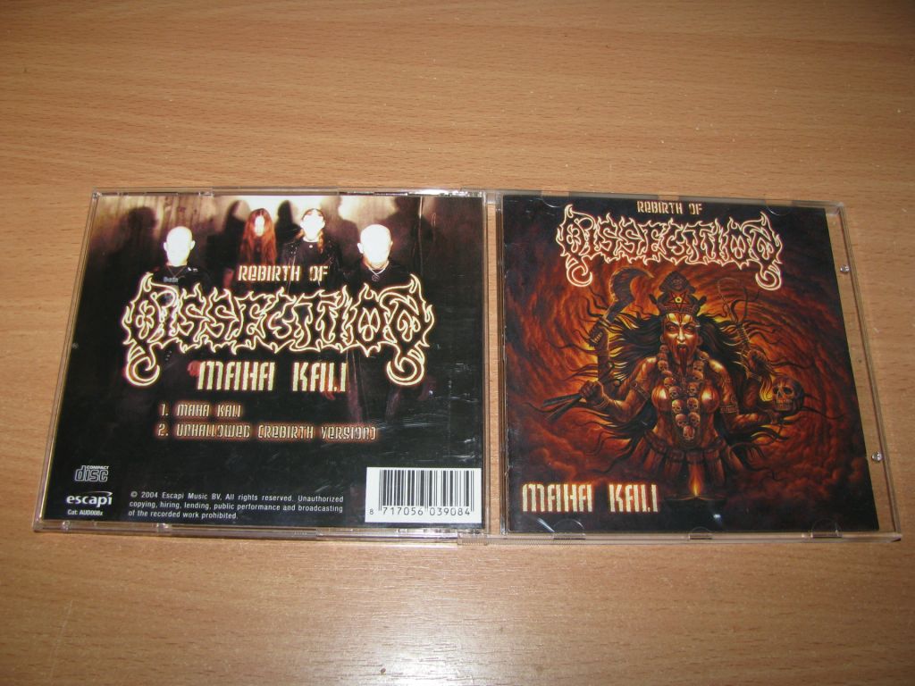 DISSECTION - Maha Kali  (2004 Escapi Music 1st press) - фото фото фото 0