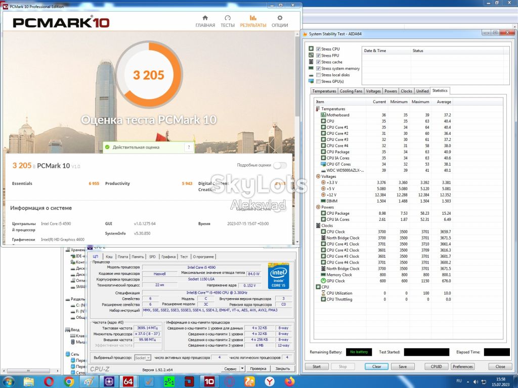 Intel Core i5-4590 3,3-3,7GHz/5GT/s/6MB  Socket 1150 - фото фото фото 6