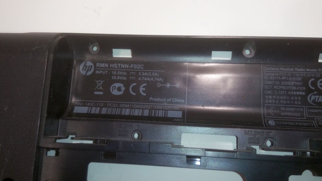 Корпус Поддон Ноутбука Hewlett-Packard  (HP) HSTNN-F02C G62 - фото фото фото 1