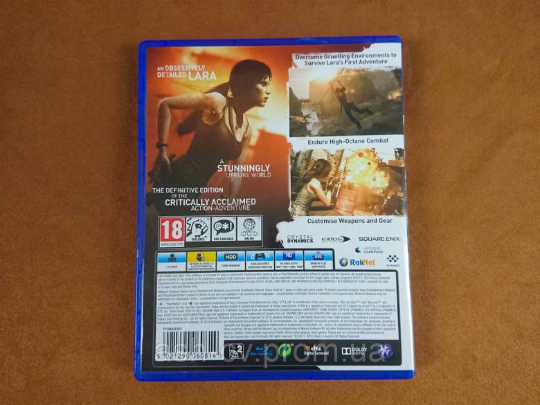 Диск для Playstation 4, гра Tomb Raider Definitive Edition - фото фото фото 1