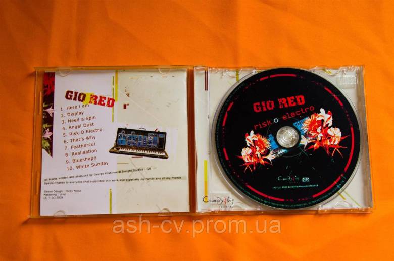 Музичний диск CD. GIO RED - Risk o Electro - фото фото фото 3