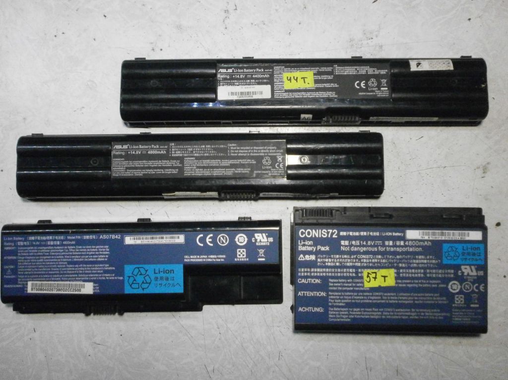 Acer Asus аккумулятор ноутбука 14.8v  8 элементов - фото фото фото 0