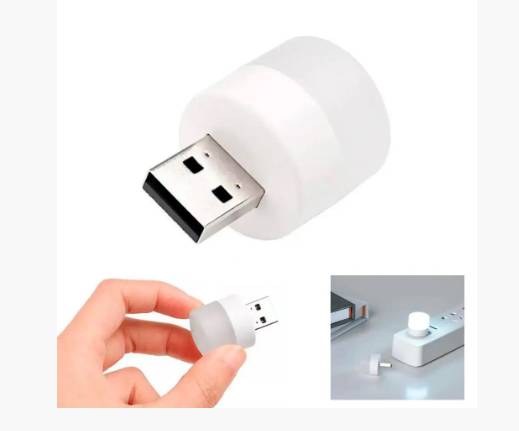 USB-лампа міні юсб ліхтарик, світильник для Power Bank нічник USB Білий - фото фото фото 2