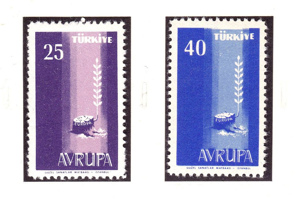 Турция 1958 г MNH - EUROPA  - CEPT - фото фото фото 0
