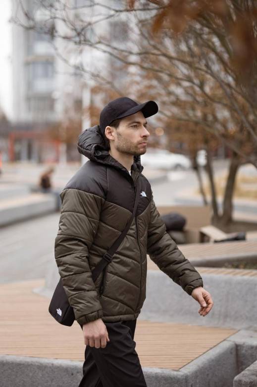 Комплект мужской: куртка Active TNF черно-хаки + штаны TNF черные. БАРСЕТКА TNF У ПОДАРУНОК! - фото фото фото 5