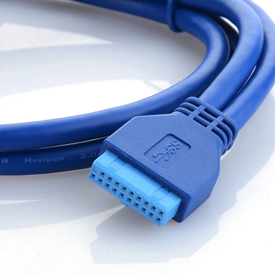 Адаптер подовжувач USB 3.0 19pin мама/тато 50см - фото фото фото 2