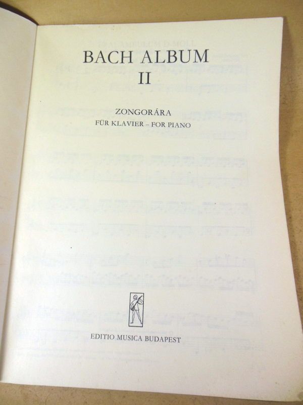 Bach Album  II. Zongorara Für Klavier - For Piano - фото фото фото 1