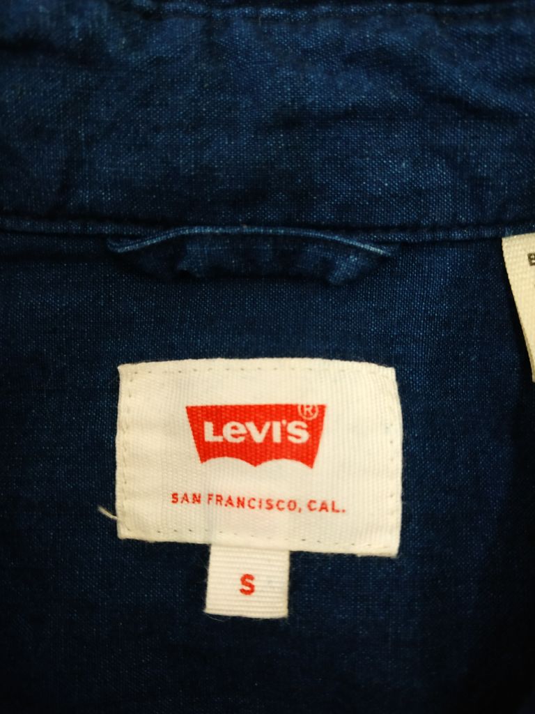 Сорочка джинсова чоловіча темно-синя LEVIS p-p S - фото фото фото 8