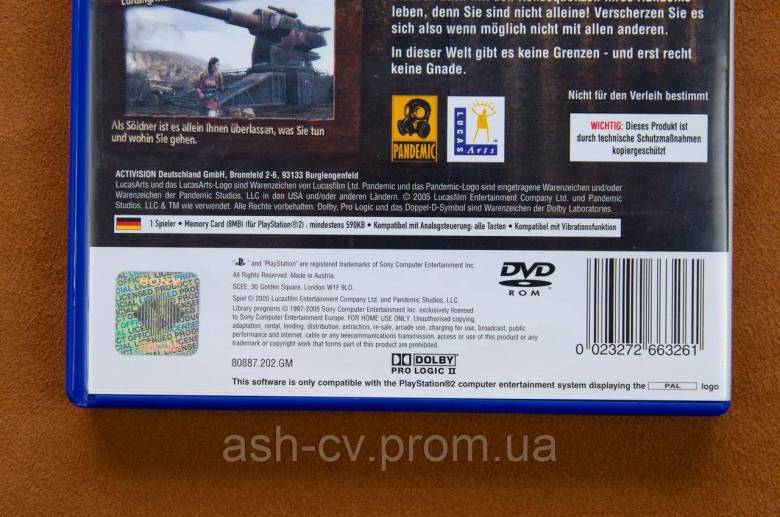 Диск для Playstation 2, гра Mercenaries - фото фото фото 4