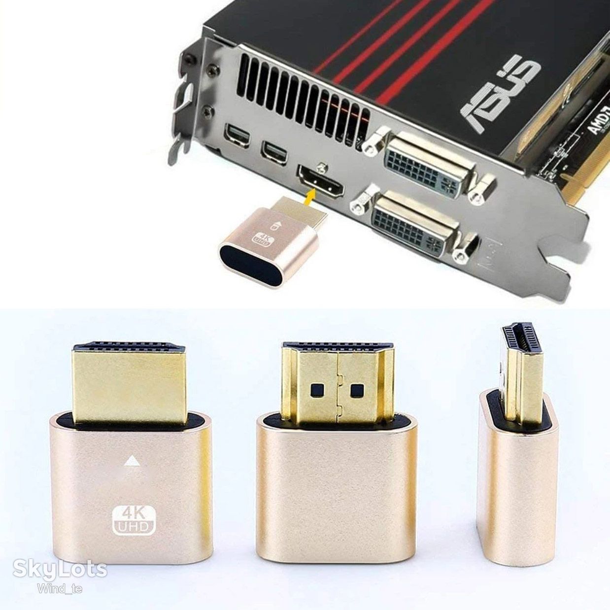 4К HDMI віртуальний монітор емулятор дисплея  ( виртуальный монитор ) - фото фото фото 4