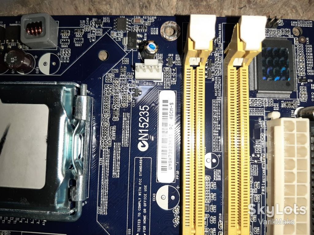 Мат. плата Foxconn 45CM-S LGA775 PCI-E+SVGA+GbLAN SATA MicroATX 2DDR2 - фото фото фото 1