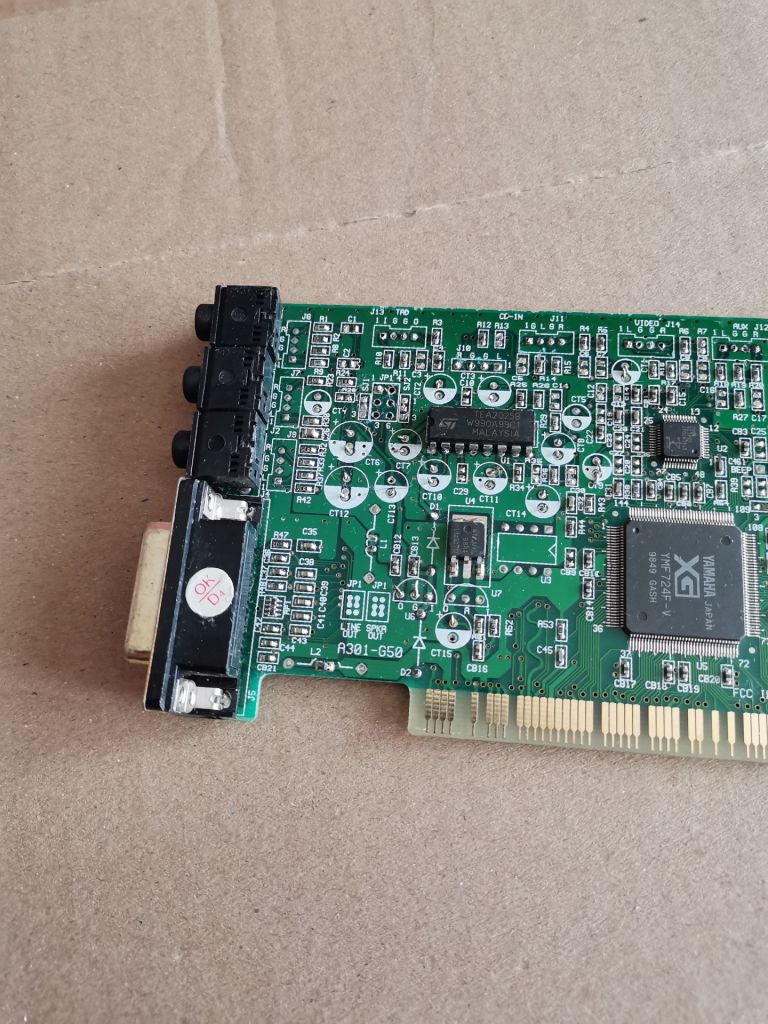Звуковая карта creative Yamaha DS-XG YMF724F-V PCI 2.1 - фото фото фото 3