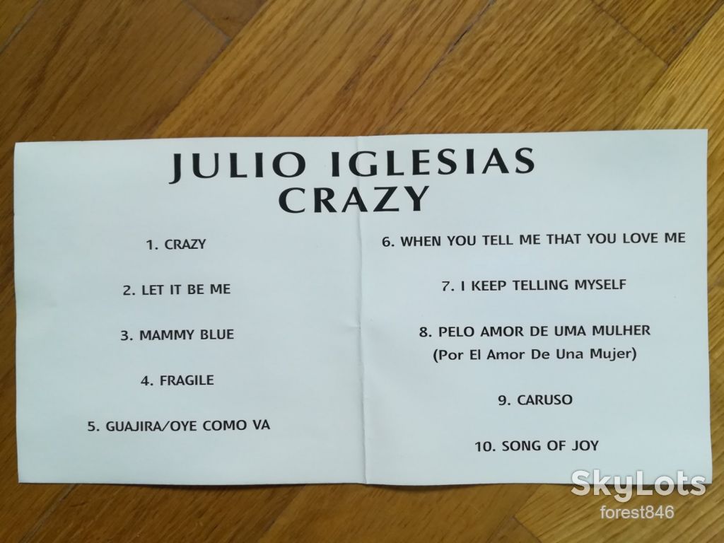 Julio Iglesias-Crazy  (1)-состояние: 5 - фото фото фото 3