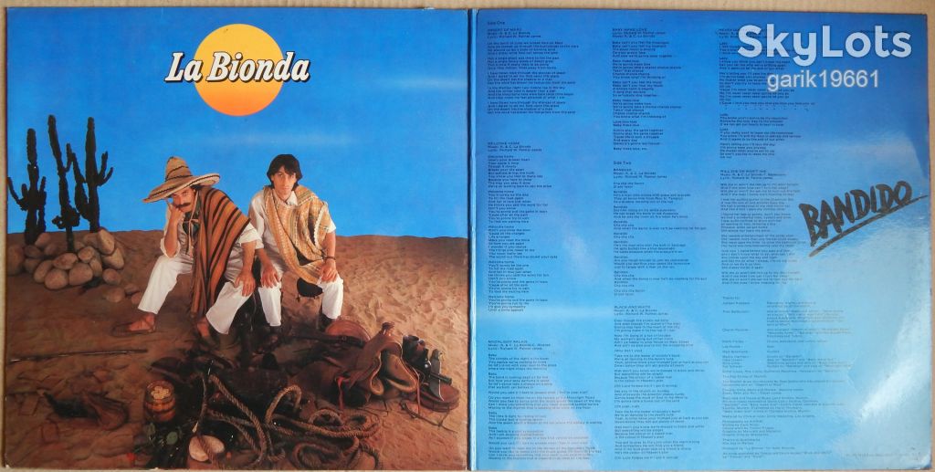 La Bionda - Bandido  (Baby Records – LPX 30, Italy) EX+/EX+ - фото фото фото 2
