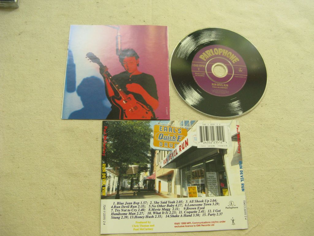 CD Beatles Family. Paul McCartney /ex-Beatles/. Run Devil Run. 1999. - фото фото фото 2