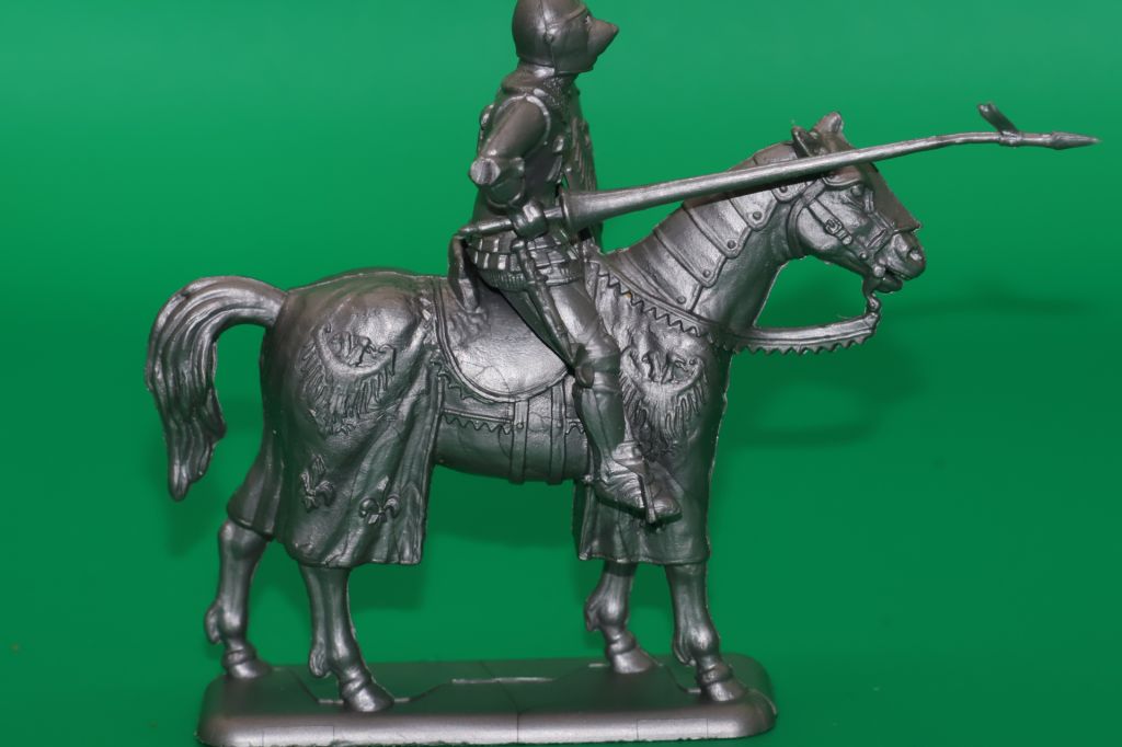 ЛИЦАР З ПІКОЮ-СПИСОМ НА КОНІ рыцарь ITALERI 54мм  Італія - фото фото фото 2