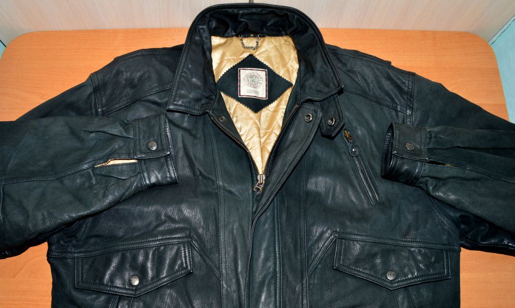 QUALITY CASUALS куртка Pilot чоловіча шкіра original M сток WE10-2 - фото фото фото 3
