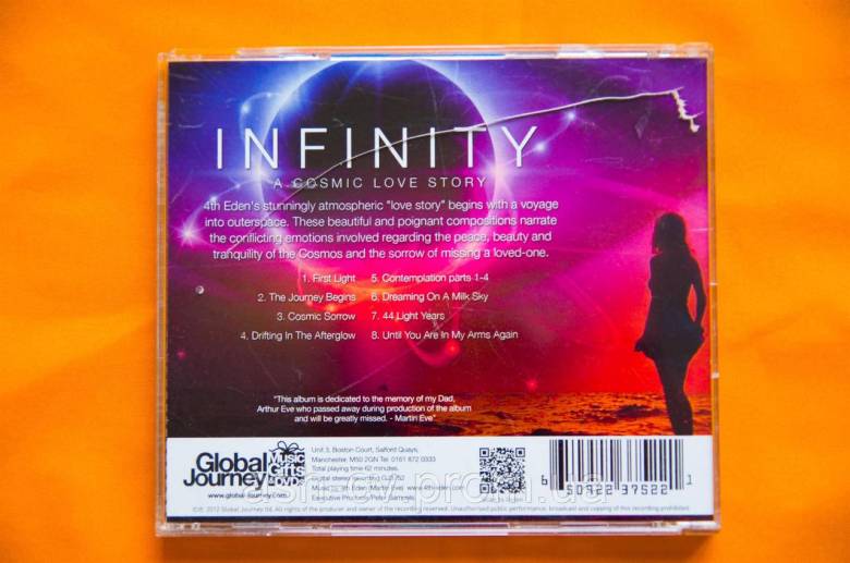 Музичний диск CD. GLOBAL JOURNEY - INFINITY - фото фото фото 2