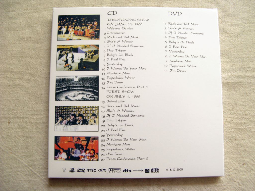 CD+DVD Beatles. Live in Japan. 1966/2005. - фото фото фото 9