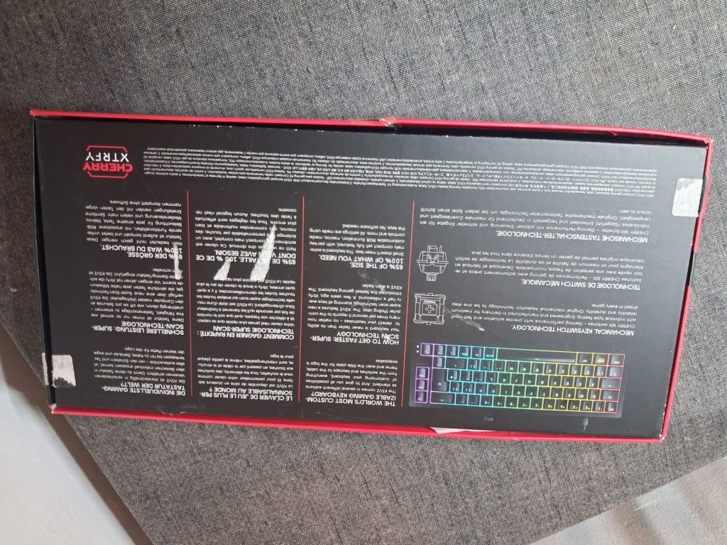Клавіатура RGB механічна CHERRY XTRFY K5V2    (англійська розкладка) Уцінка!!! - фото фото фото 4