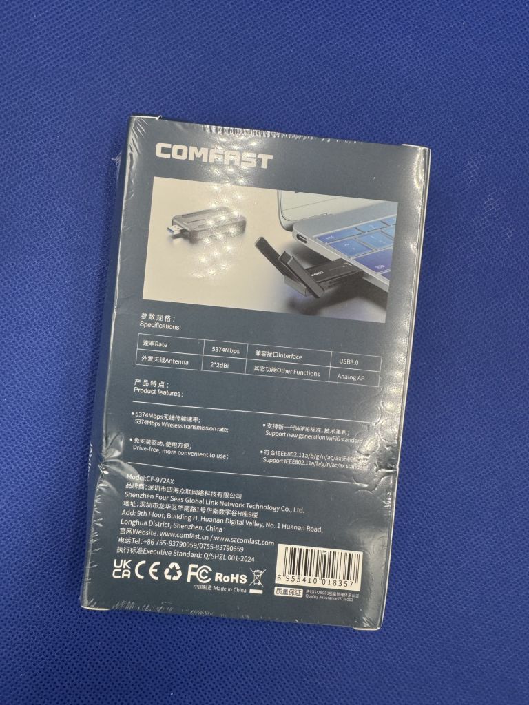 USB Сетевой адаптер Comfast CF-972AX Wi-Fi 6 - фото фото фото 3