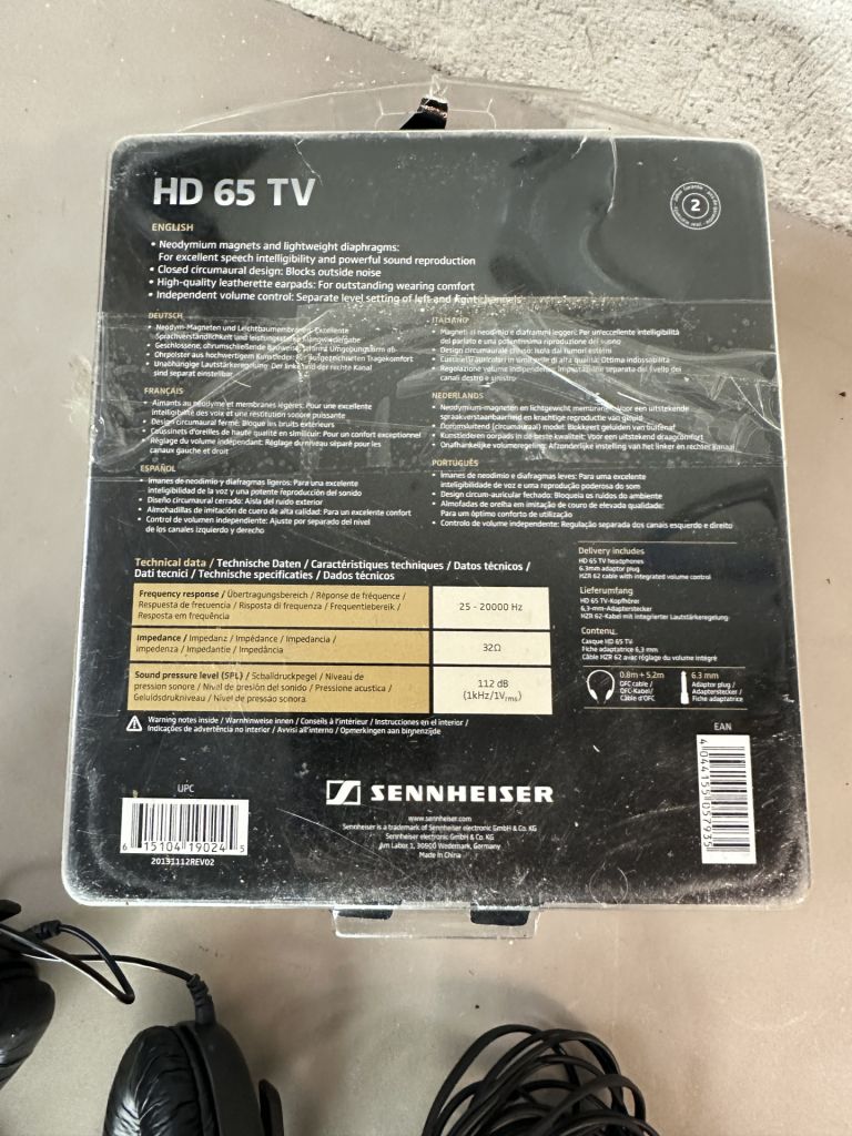 Навушники Sennheiser HD 65 TV - фото фото фото 6