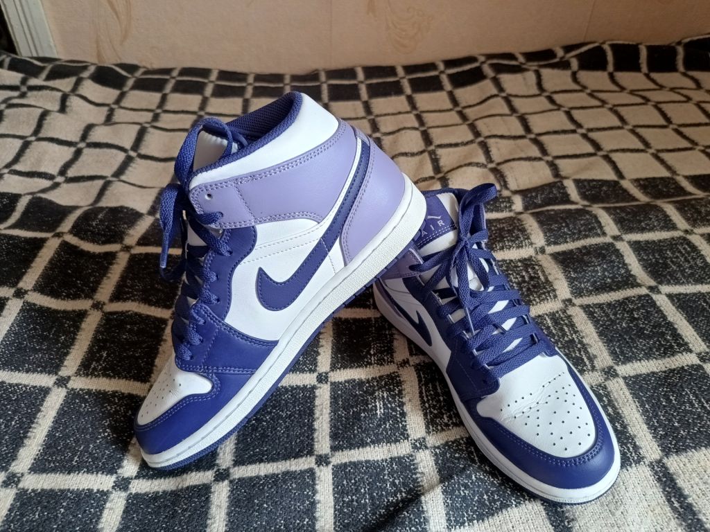 Кросівки Jordan 1 Mid Blueberry - фото фото фото 1