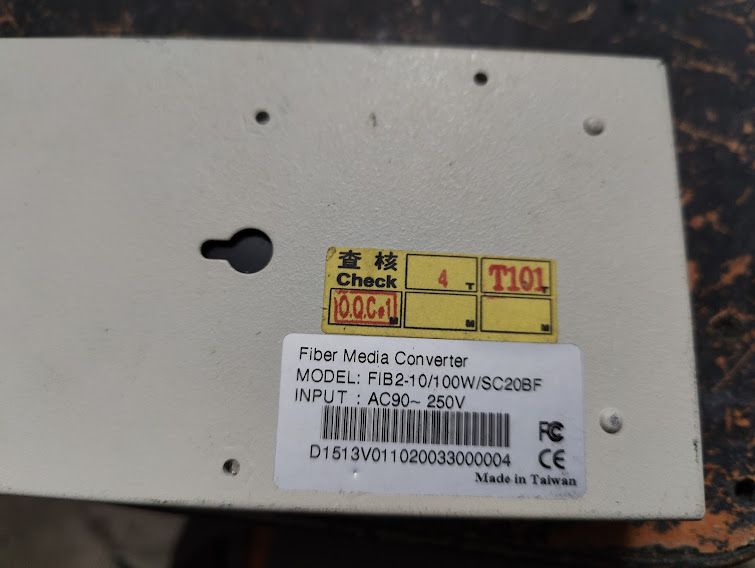 Медиаконвертер 10/100 Base Ethernet to Fiber 100Base-FX FIB2-10/100W/SC20BF № 23240101 - фото фото фото 3