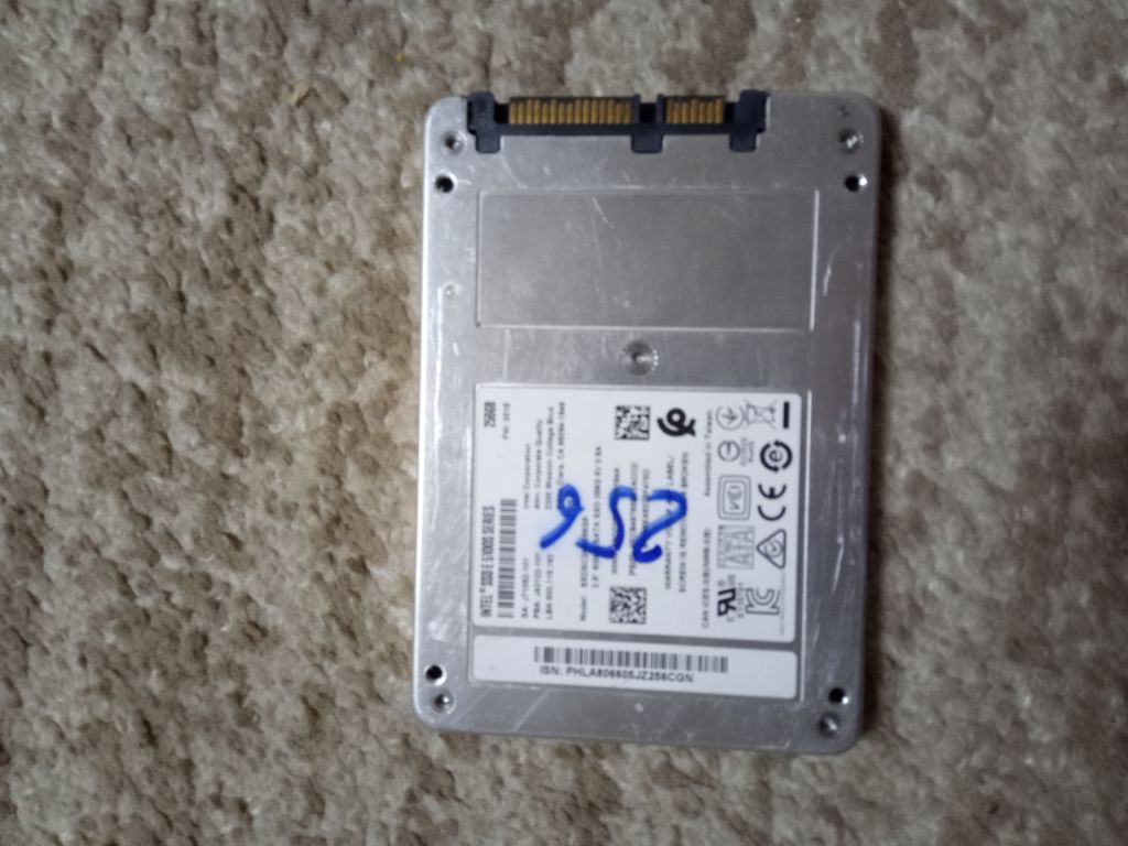 SSD 256gb intel неробочий - фото фото фото 1