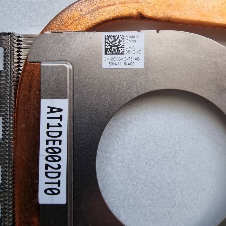 Радіатор системи охолодження AMD Dell Inspiron 15 5555 б/в Оригінал - фото фото фото 2