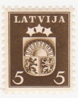 Латвия 1940 г. №  236 ** - фото фото фото 0