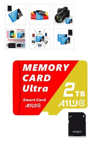 Micro Card SD Card 2TB Memory Card Class 10, НОВА - фото фото фото 2