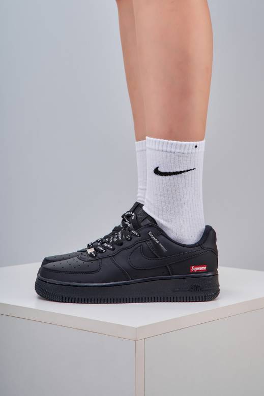 Nike Air Force 1 x Supreme Black 42 - фото фото фото 0