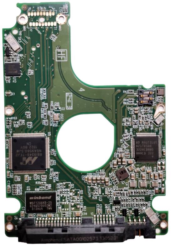 Плата HDD PCB 2060-771852-004 REV A WD WD2500LPVT WD3200LPVT WD5000LPVT - фото фото фото 0