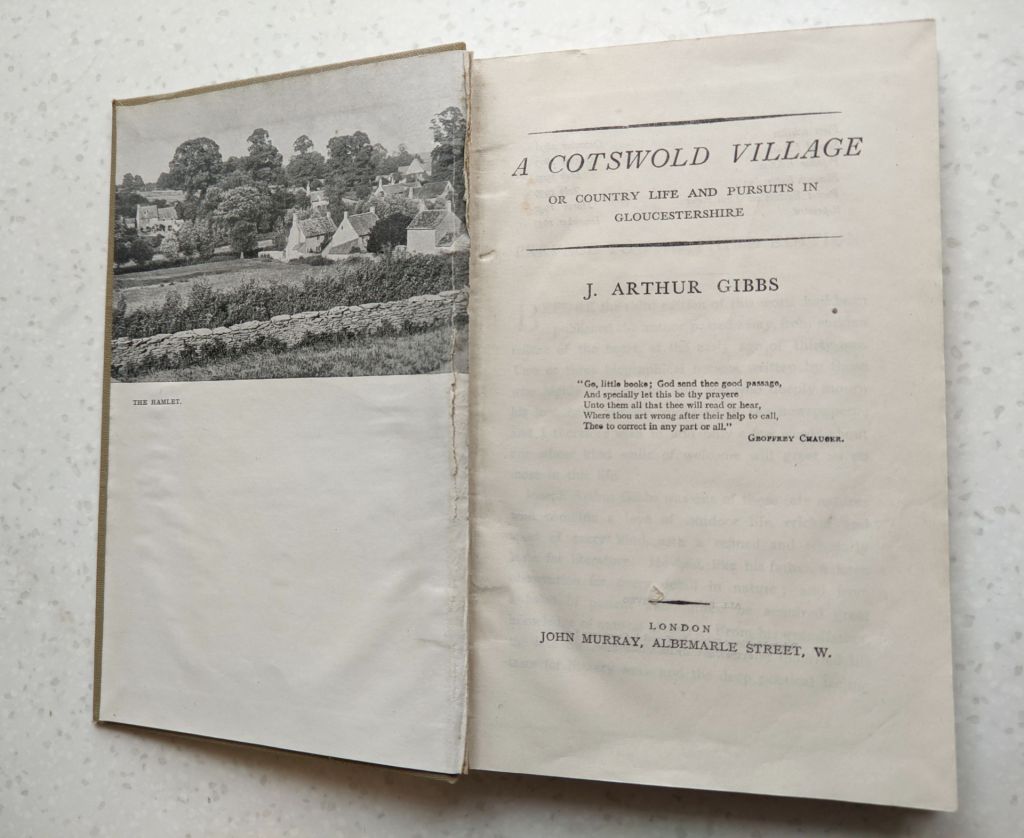 J. Arthur Gibbs. A Cotswold Village. London 1943 - фото фото фото 2