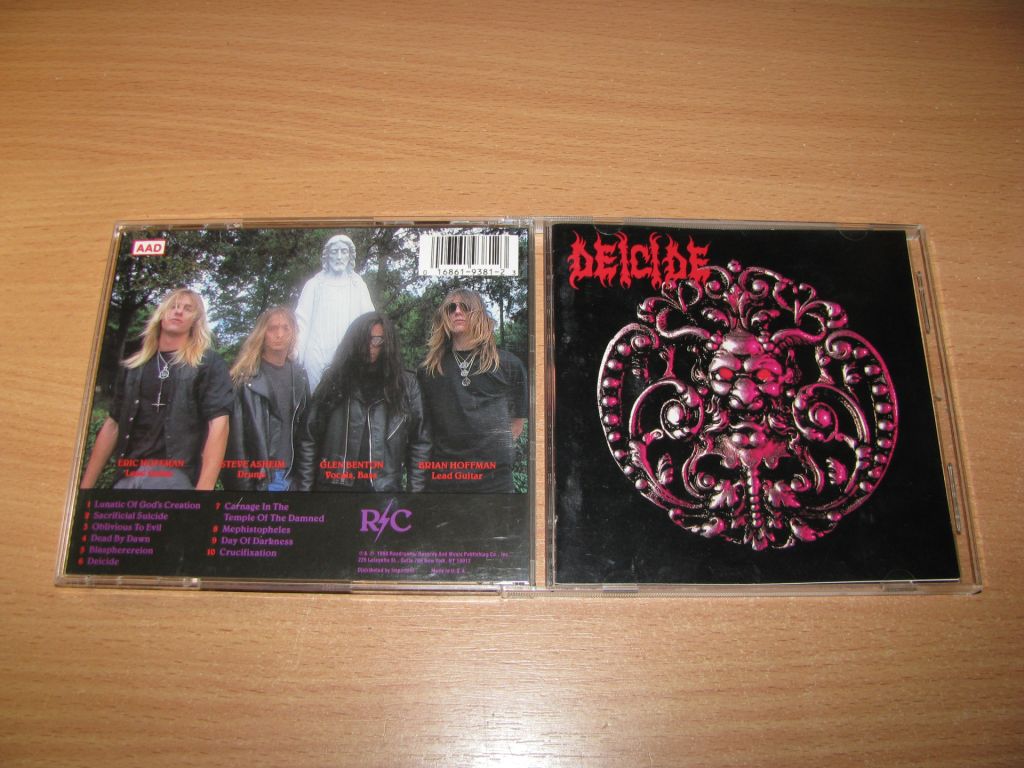 DEICIDE - Deicide S/T  (1990 Roadracer, SONOPRESS USA) - фото фото фото 0